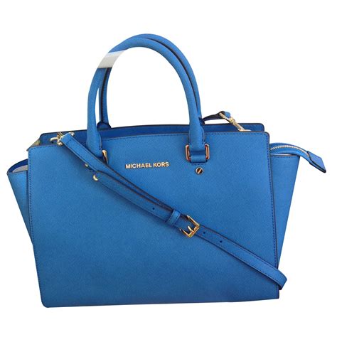 michael kors sac a main bleu|Michael Kors handbags black.